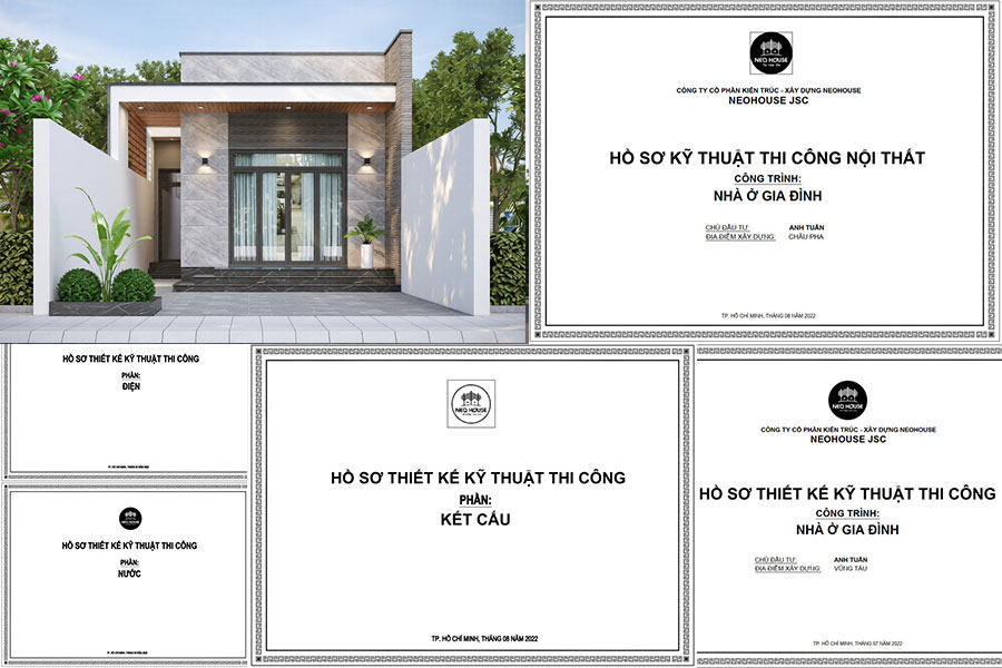 Tiến độ và hồ sơ thiết kế tại NEOHouse gồm những gì?