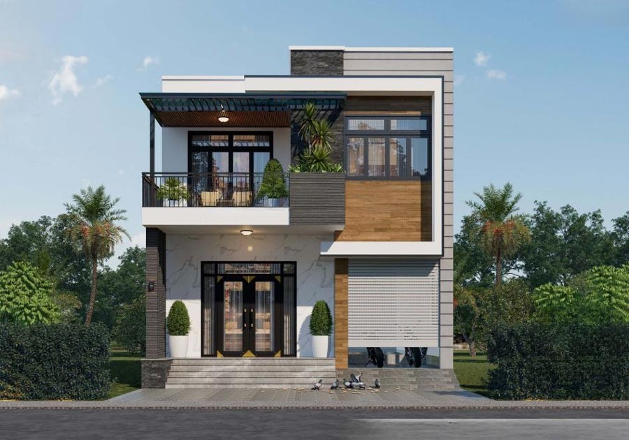 Ưu điểm của nhà 2 tầng 8m