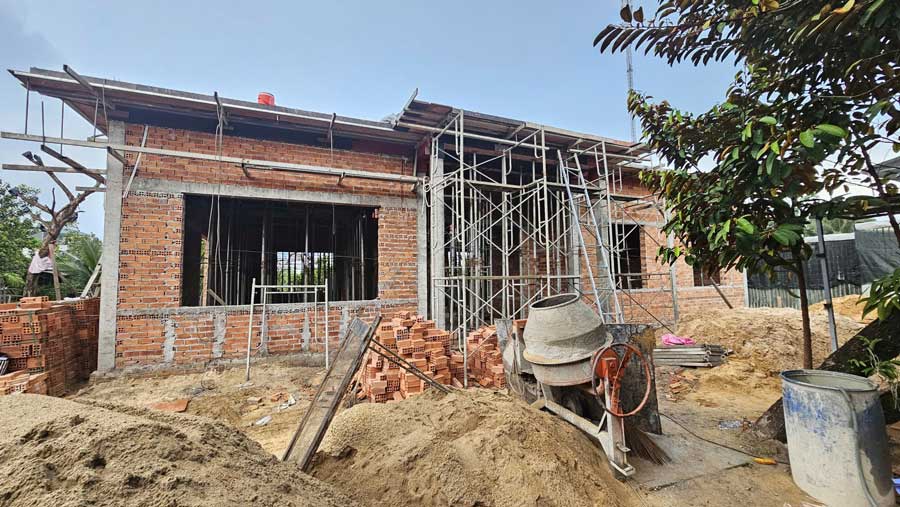 Thi công biệt thự 1 tầng mái nhật. Hình ảnh 1