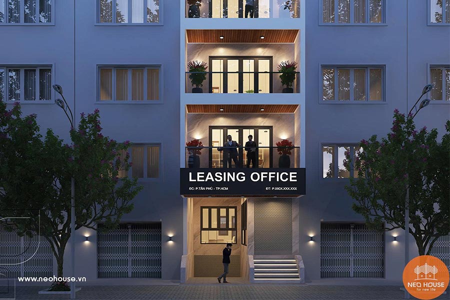 Nha pho 5 tang 5x20m ket hop kinh doanh