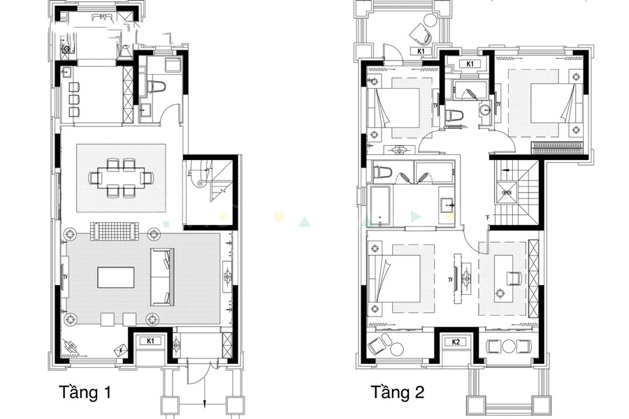 Bố trí công năng khoa học, hợp lý