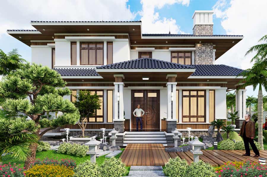 Đặc điểm nổi bật của mẫu thiết kế nhà mặt tiền 12m sâu 10m