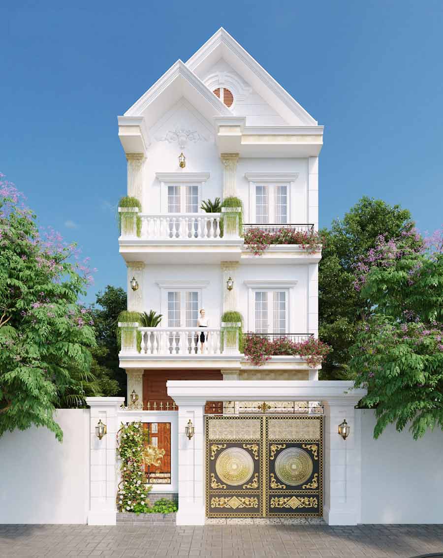 Kinh nghiệm thiết kế nhà 5x10m 2 tầng 3 phòng ngủ