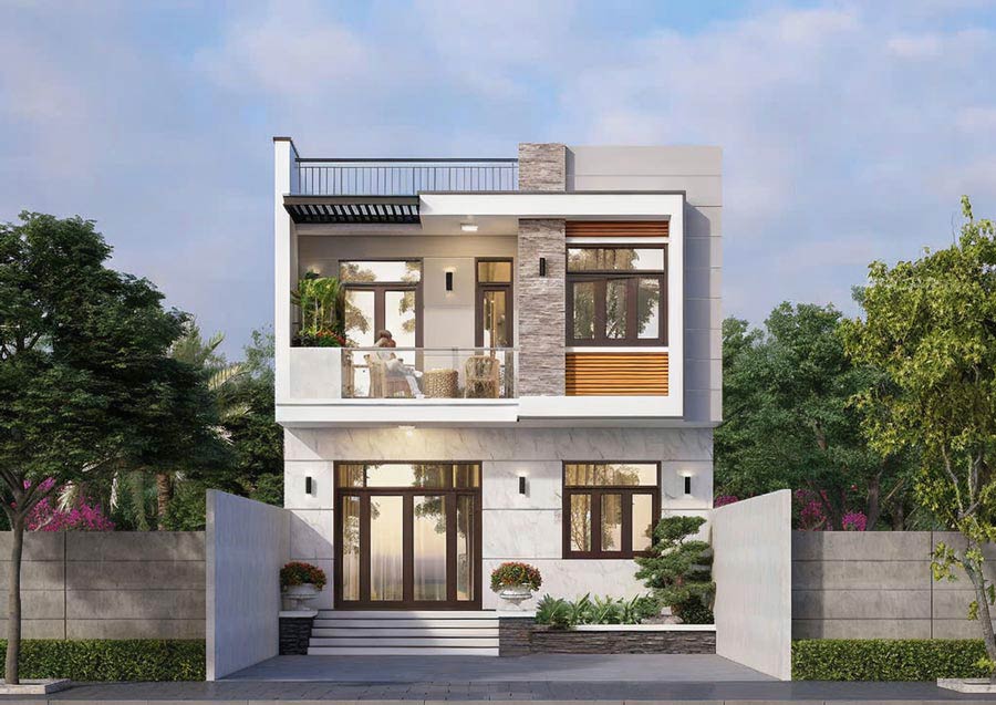 Lý do các mẫu nhà 2 tầng 8x12m được ưa chuộng