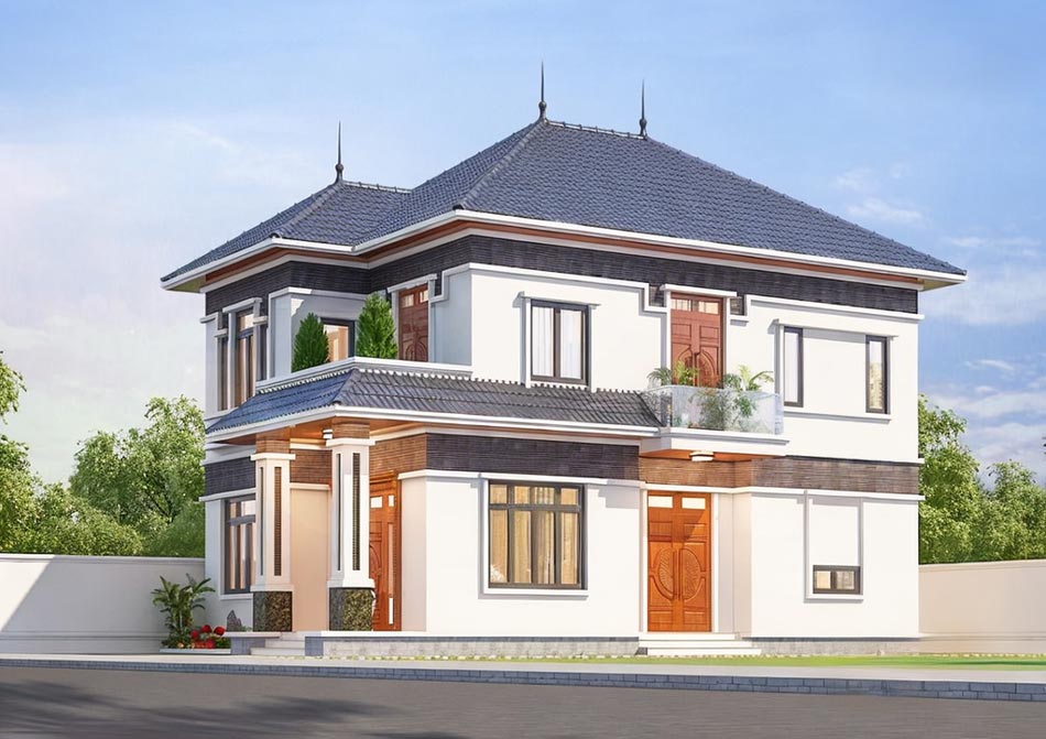 Mẫu thiết kế nhà biệt thự vườn 100m2