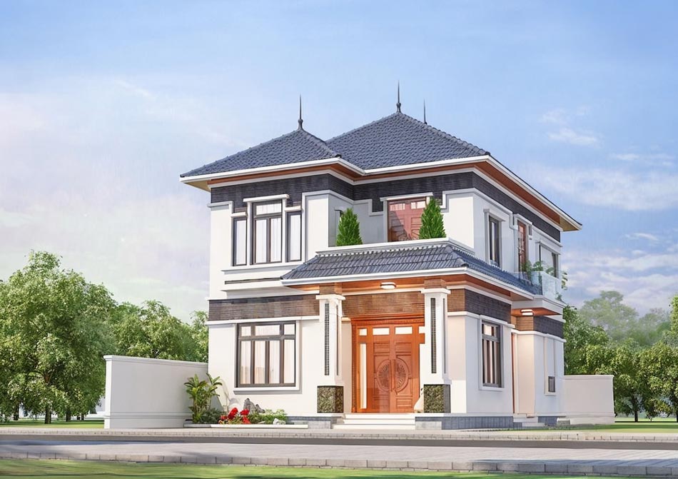 Mẫu thiết kế nhà biệt thự vườn 100m2