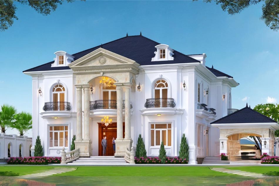 Thiết kế nhà vườn 300m2 sang trọng
