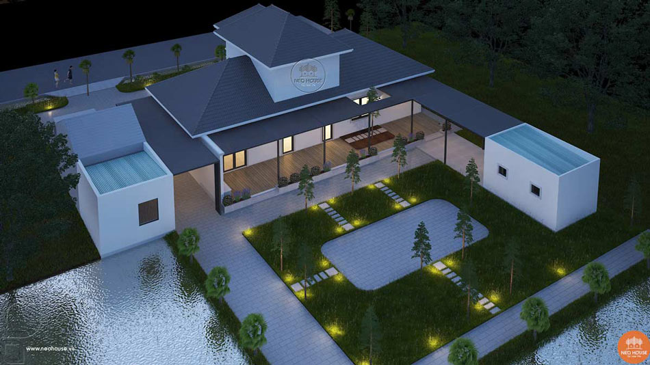 Thiết kế biệt thự mini sân vườn đẹp