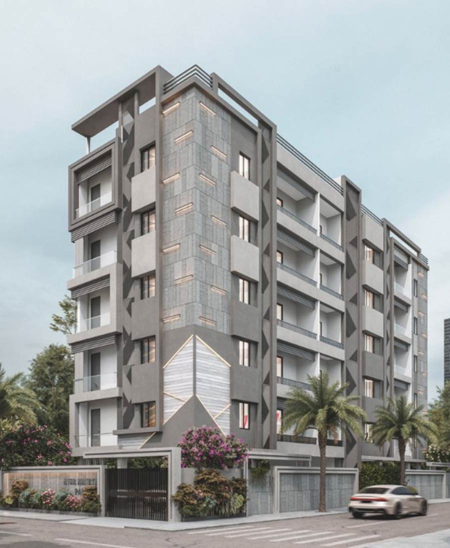 Mẫu thiết kế nhà phố 6 tầng 2 mặt tiền