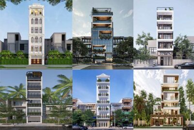 25+ Mẫu thiết kế nhà phố 6 tầng sang trọng, xu hướng 2025