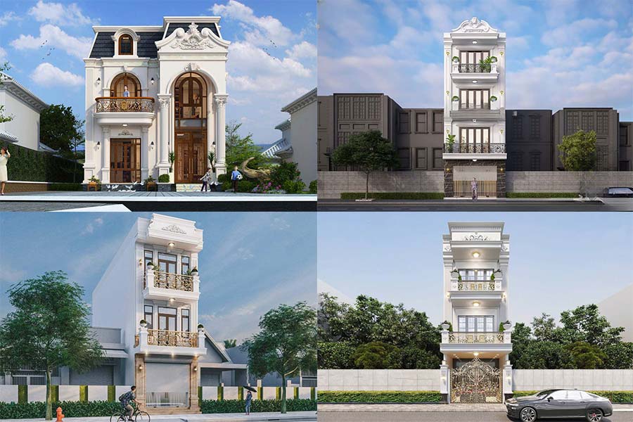 TOP 65+ Thiết Kế Nhà Phố Tân Cổ Điển Đẹp, Sang Trọng 2025