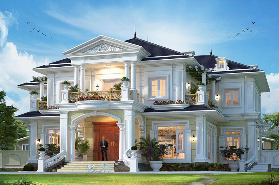 Mẫu biệt thự có 5 phòng ngủ