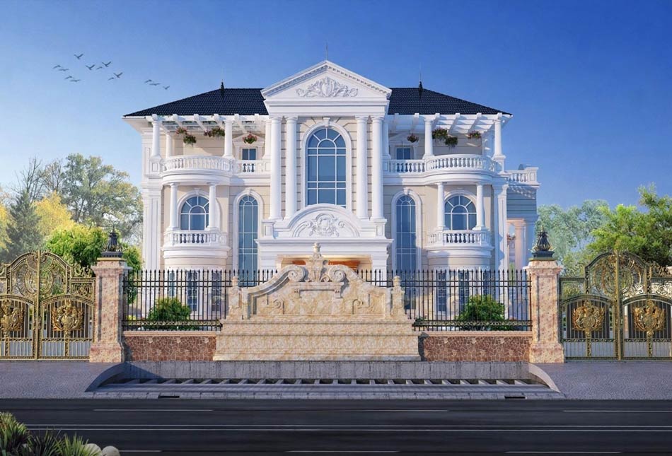 Mẫu biệt thự có 7 phòng ngủ