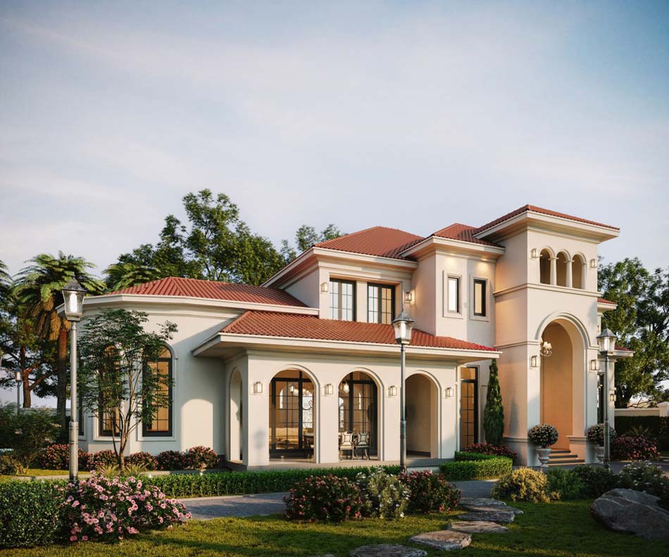 Biệt thự phong cách Địa Trung Hải – Gần gũi thiên nhiên, tràn đầy nắng gió