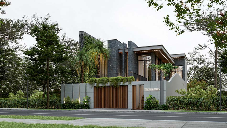 Biệt thự Tropical - Sự hòa quyện giữa kiến trúc và cảnh quan nhiệt đới