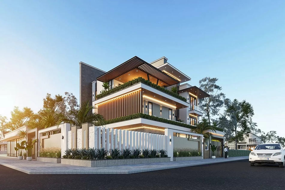 Thiết kế biệt thự Villa – Không gian mở, sang trọng và gần gũi thiên nhiên