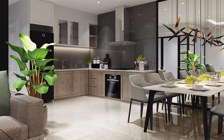 Thiết kế nội thất phòng bếp