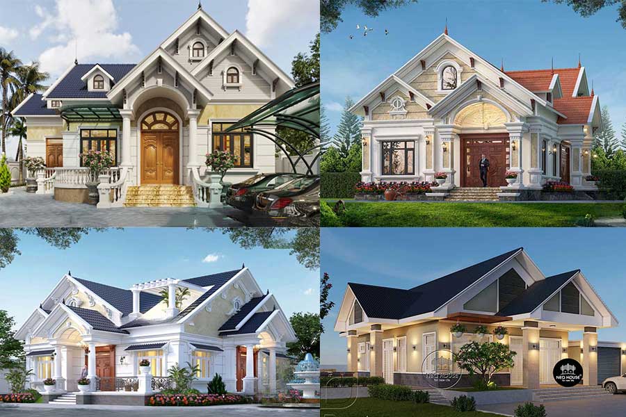 TOP 45+ Mẫu Thiết Kế Biệt Thự Mái Thái 1 Tầng Xu Hướng 2025