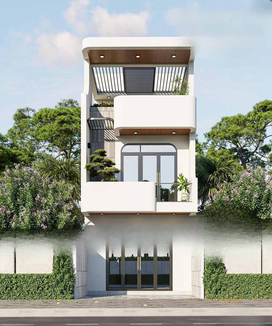 Mẫu biệt thự 2,5 tầng mini