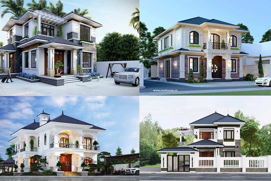 [BST] 99+ Mẫu Biệt Thự 2 Tầng Mái Nhật Đẹp, Xu Hướng 2025