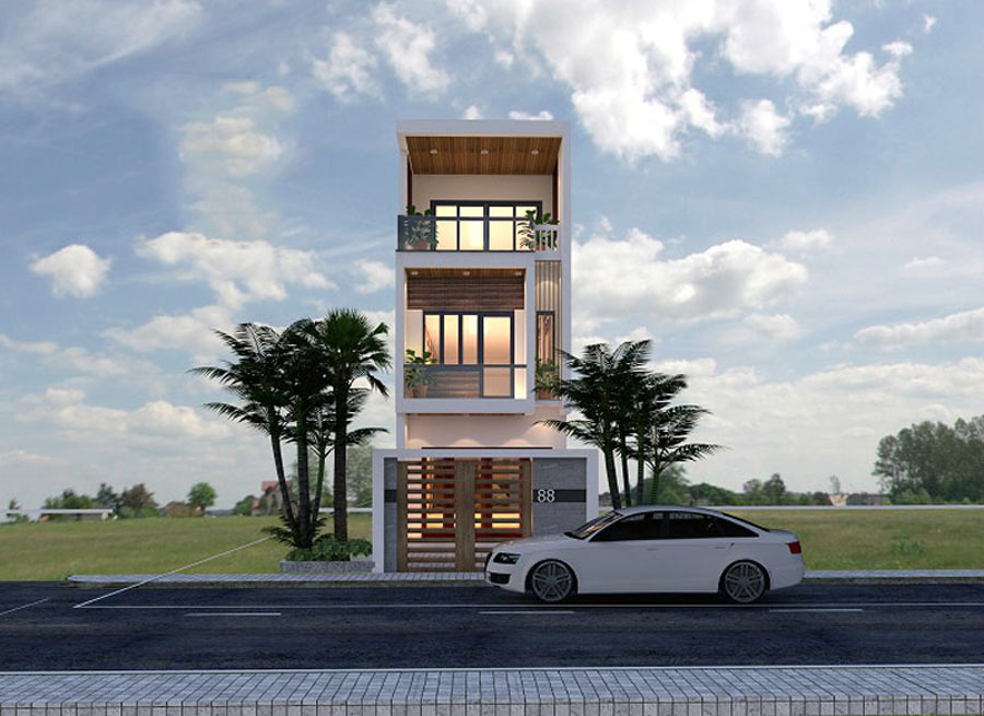 Những lưu ý khi thiết kế và thi công biệt thự 2,5 tầng