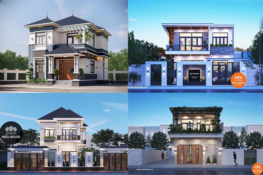 Tổng hợp 50+ Mẫu Nhà 2 Tầng Mặt Tiền 8m Được Ưa Chuộng Nhất