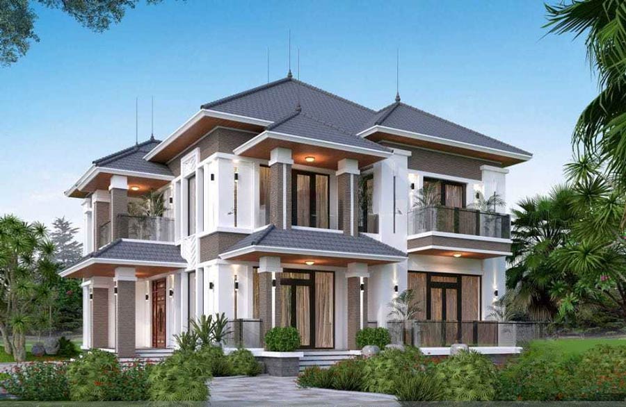 Tại sao biệt thự 2 tầng mái Nhật ngày càng được ưa chuộng?