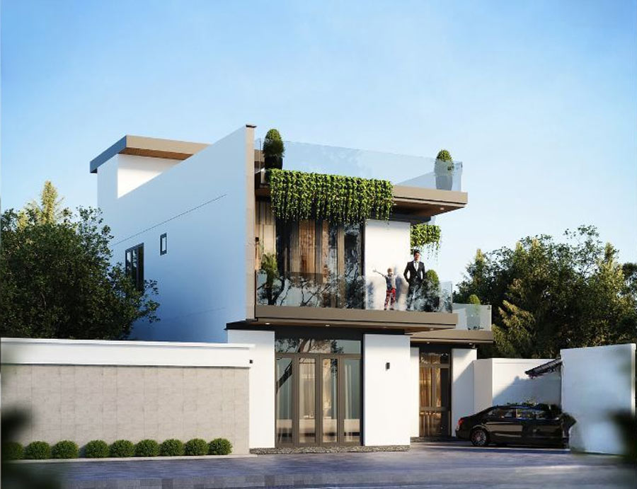 Ưu và nhược điểm của biệt thự 2 tầng 1 tum