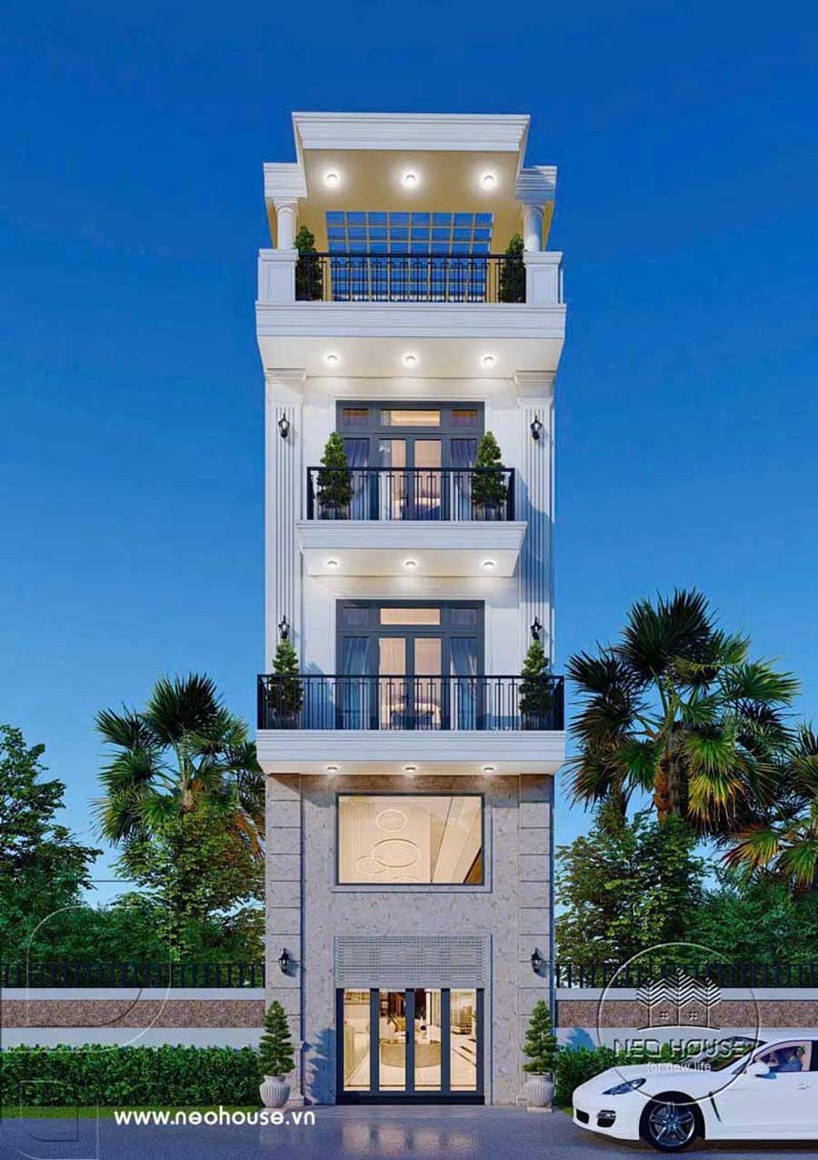 Diện tích xây dựng và số tầng