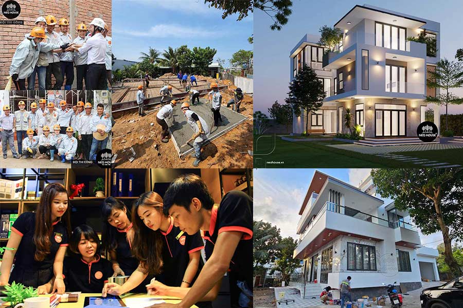 NEOHouse - Đơn vị chuyên thiết kế thi công biệt thự mini tân cổ điển