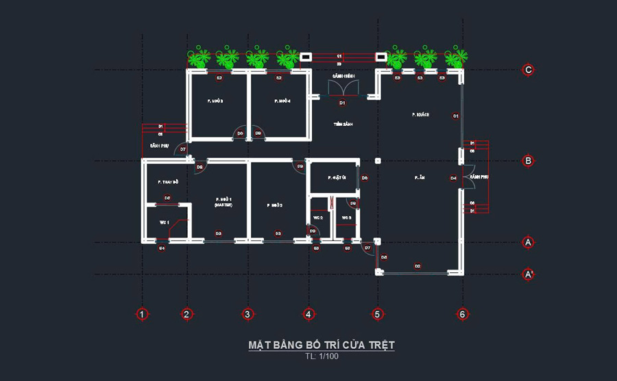 Bản vẽ mặt bằng tổng thể