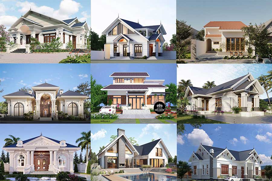 35+ Mẫu Thiết Kế Biệt Thự 1 Tầng Có Gác Lửng Tối Ưu Công Năng