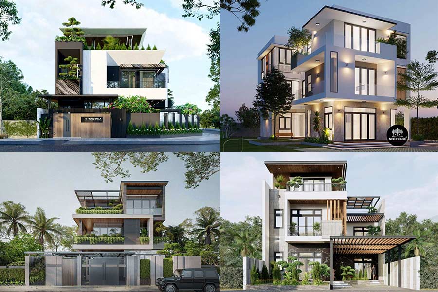 Top 35+ Mẫu Biệt Thự 3 Tầng Mái Bằng Đẹp, Thiết Kế Hiện Đại