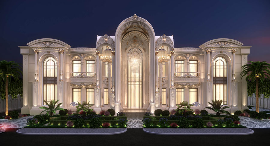 Biệt thự lâu đài 2 tầng kiểu châu Âu