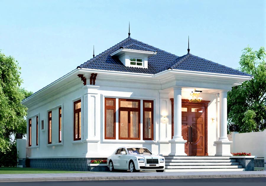 Nhà biệt thự mini cấp 4 diện tích 120m2