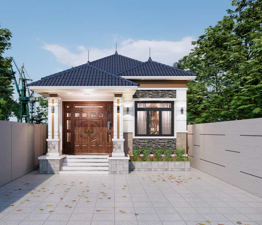 Biệt thự mini cấp 4 mặt tiền 7m