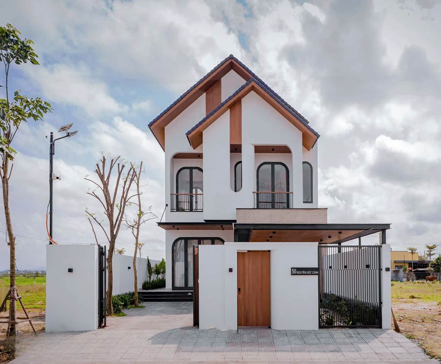 Mẫu biệt thự mini mái Thái 80m2