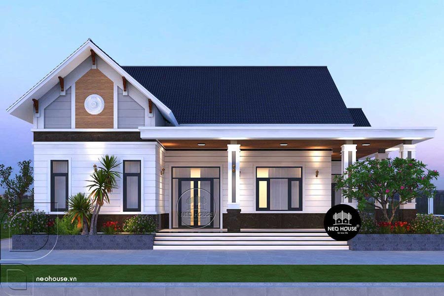 Biệt thự nhà vườn mini cấp 4 gần gũi thiên nhiên