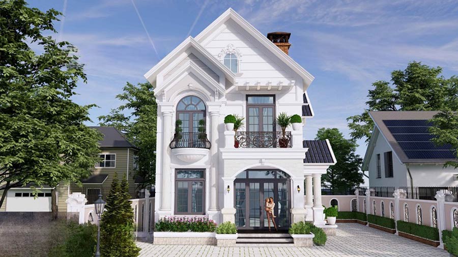 Biệt thự phố mini mái Thái thiết kế tối ưu