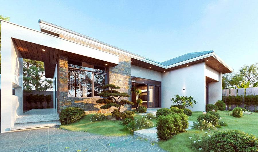 Biệt thự sân vườn 300m2 kiểu Nhật