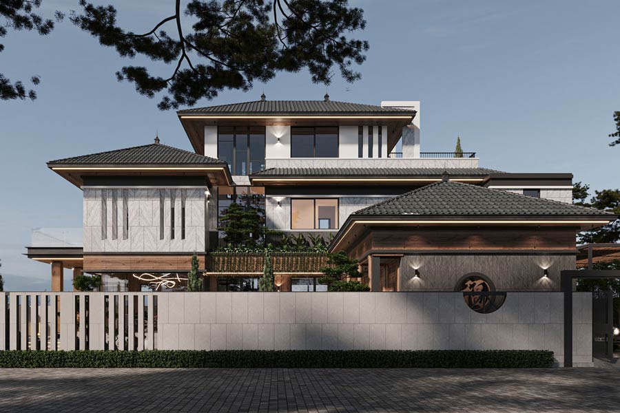 Mẫu biệt thự nhà vườn 700m2 kiểu Nhật