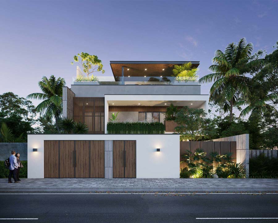 Biệt thự nhà vườn 3 tầng