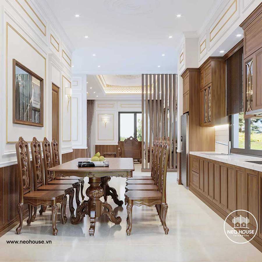 Dự án: Thiết kế nhà biệt thự 3 tầng đẹp đẳng cấp tại Long Xuyên