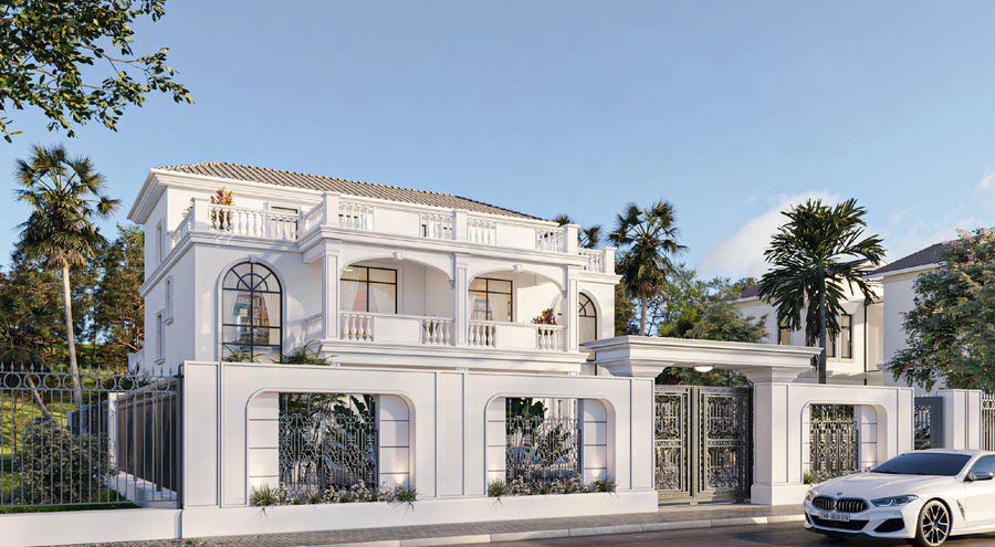 Kiến trúc đối xứng, tinh tế và cân bằng