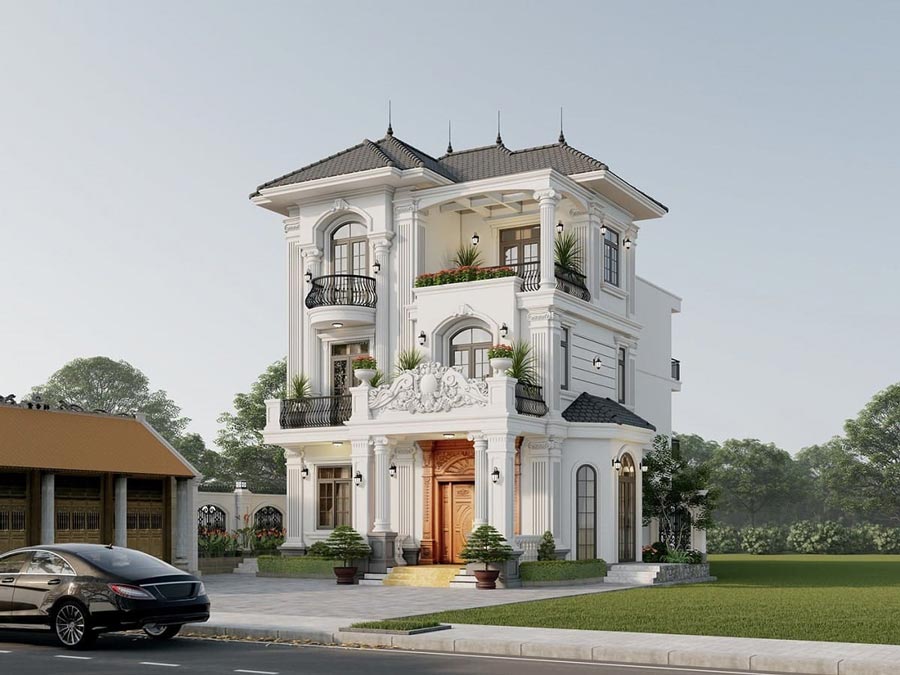 Lựa chọn kiểu dáng phong cách kiến trúc tân cổ điển phù hợp