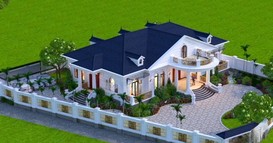 Lựa chọn phong cách thiết kế biệt thự 200m2 phù hợp