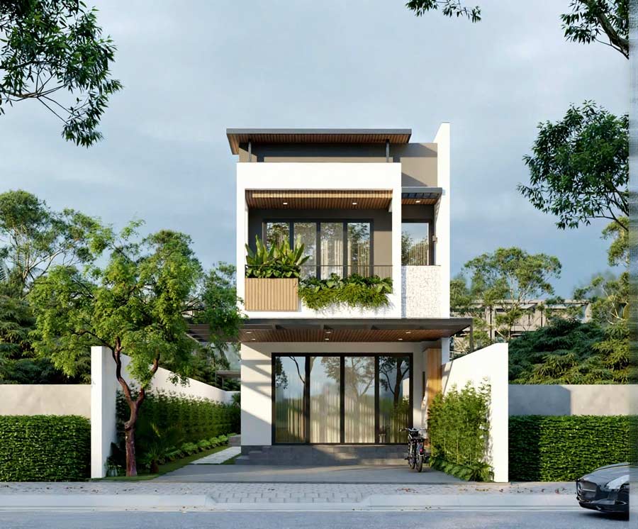 Nhà phố đẹp 5 phòng ngủ