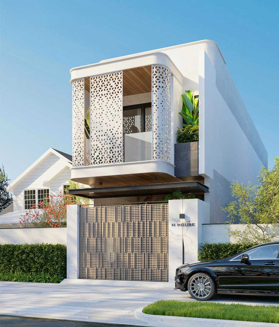 Nhà phố đẹp 5 phòng ngủ