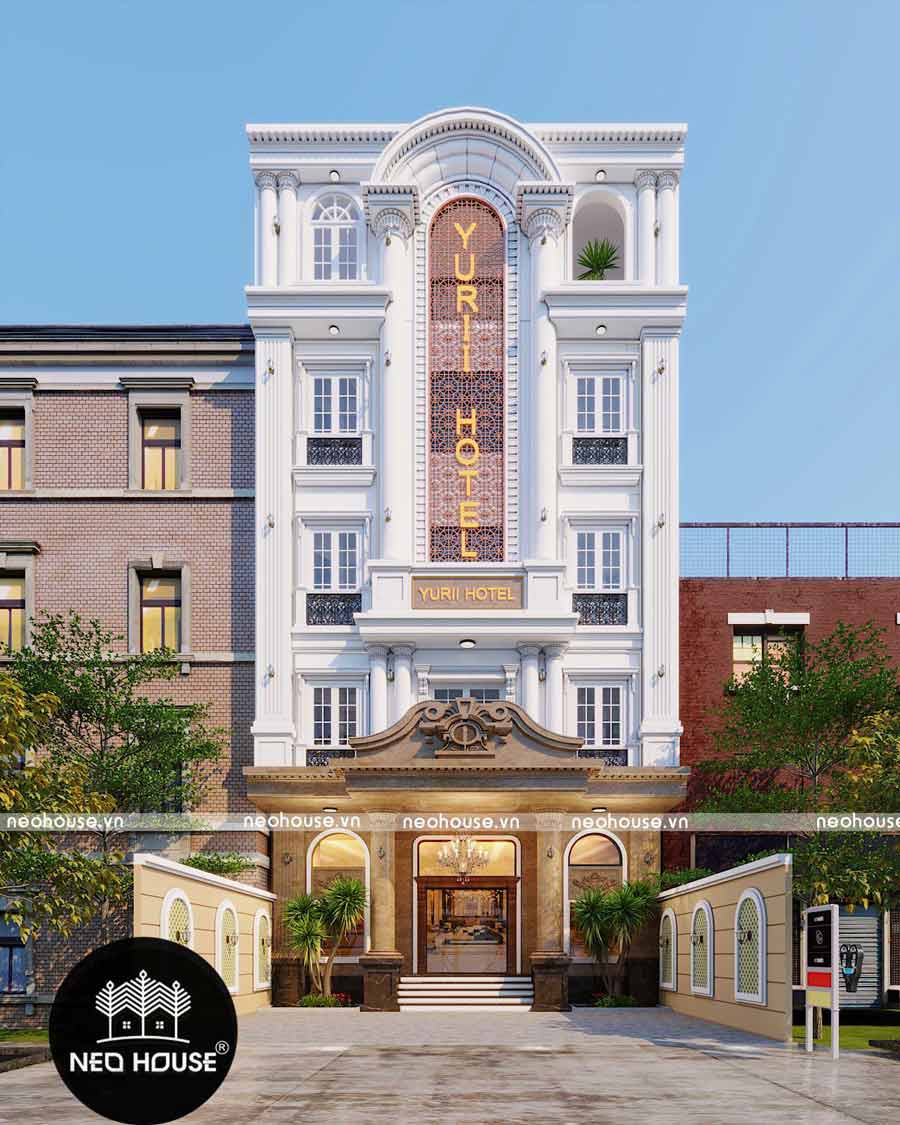 Thiết kế khách sạn 5 tầng