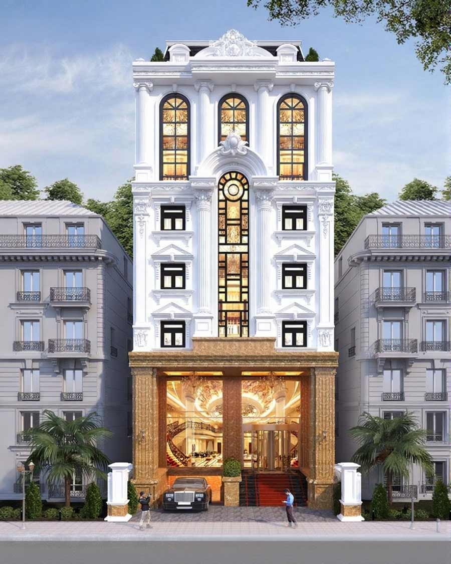Thiết kế khách sạn 5 tầng